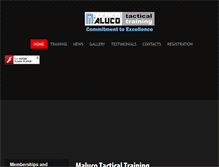 Tablet Screenshot of malucotactical.com
